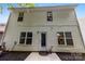 Exterior elevation of home featuring door, windows and siding at 6340 Green Vista Ct, Charlotte, NC 28212