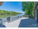 Spacious wood deck overlooking beautiful lake views at 639 Panther Point Trl, Richfield, NC 28137
