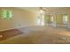 Primary bedroom with natural light, sliding door access to the outside at 639 Panther Point Trl, Richfield, NC 28137