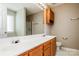 Functional bathroom featuring double sink vanity and ample counter space at 676 Rebecca Jane Dr, Mooresville, NC 28115