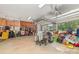 Spacious garage with an open overhead door, providing convenient access and ample storage at 7430 Forney Hill Rd, Denver, NC 28037