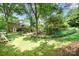 Spacious backyard with lush landscaping, a charming playground, and ample room for outdoor enjoyment at 935 Trentle Ct, Charlotte, NC 28211