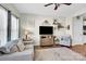 Comfortable living room with lots of decor and a large window for natural light at 103 Blackstone Ct # C, Statesville, NC 28677