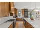Kitchen featuring modern appliances, plenty of cabinets, and a large island providing ample counter space at 113 Prince St, Belmont, NC 28012