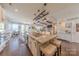 Open-concept kitchen with a large island, seating, and seamless flow into the living area at 1178 Arges River Dr, Fort Mill, SC 29715