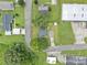 Aerial view of property showcasing the home, landscaping and surrounding neighborhood at 123 E Farmview St, Gastonia, NC 28054