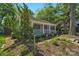 Cozy single-story home featuring a welcoming front porch and lush, landscaped surroundings at 1500 Pecan Ave, Charlotte, NC 28205