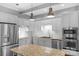 This kitchen features granite countertops, stainless steel appliances, and ample cabinet space at 1500 Pecan Ave, Charlotte, NC 28205