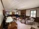 Bright and airy living room with a brick fireplace at 200 Breslin St, Wadesboro, NC 28170
