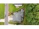Aerial view showcasing the home's roofline, landscaping, driveway, and backyard at 2117 Middlebridge Ct, Fort Mill, SC 29715