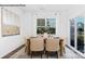 Bright dining room with modern decor and ample seating, perfect for gatherings at 235 Parker Claire Ln, Kings Mountain, NC 28086