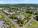 Aerial image of Harrisburg Town Hall and surrounding commercial buildings at 4024 Town Center Rd, Harrisburg, NC 28075