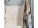 Shower with neutral colored curtain and shower head at 4024 Town Center Rd, Harrisburg, NC 28075