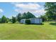 Spacious backyard with two sheds, providing ample storage and utility, set amidst lush greenery at 5211 Spring Gln, York, SC 29745