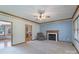 Comfortable living room showcases a fireplace and neutral tones at 5211 Spring Gln, York, SC 29745