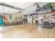 Spacious garage with storage, bikes, and a side door for convenience at 5537 Challis View Ln, Charlotte, NC 28226
