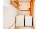Functional laundry room with washer and dryer at 701 Mcswain Rd, Shelby, NC 28150
