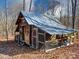 Rustic chicken coop with an open-air run in a wooded setting at 720 Potneck Rd, Salisbury, NC 28147