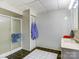 Functional bathroom with tiled walls, shower, and essential fixtures at 720 Potneck Rd, Salisbury, NC 28147