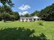 Charming single-story home with well-maintained lawn and inviting front porch at 8122 Hutchison Ln, Vale, NC 28168