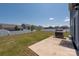 Outdoor patio featuring a built-in grill, perfect for entertaining and outdoor cooking with a large backyard at 9529 Cotswood Pl, Gastonia, NC 28056