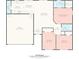 Detailed floor plan showcasing layout of the home, including room dimensions at 103 Chambwood Ln, Shelby, NC 28152