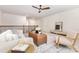 Spacious living room featuring modern decor, comfortable seating, and a lofted view of the lower level at 11226 Dappled Light Trl, Charlotte, NC 28227
