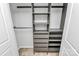 Well-organized walk-in closet with shelving, drawers, and wire baskets at 1314 San Gabriel Ave, Charlotte, NC 28214
