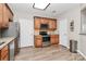 Cozy kitchen with stainless steel appliances and easy access to dining room at 14451 San Paolo Ln, Charlotte, NC 28277