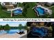 Pool rendering with a spa, sun loungers, and lush landscaping showcasing a potential outdoor oasis at 176 Windwood Ln, Troutman, NC 28166