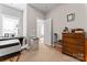 Comfortable office space providing functionality and access to other rooms of the house at 219 Mccord St, Charlotte, NC 28216