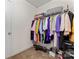 Spacious walk-in closet with ample hanging space and shelving for organized storage at 219 Mccord St, Charlotte, NC 28216