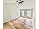 Bright main bedroom featuring vaulted ceiling, light wood floors, and ample natural light at 2242 Shumard Cir, Indian Trail, NC 28079