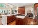 Spacious kitchen with a central island, stainless steel appliances, and an open layout at 23 Tanglewood Rd, Clover, SC 29710