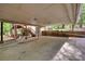 Spacious under house carport with sturdy supports and ample parking at 25056 Timberlake Dr, Fort Mill, SC 29708