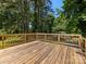 Large wooden deck offers generous space for outdoor entertaining at 2600 Alleghany St # 10, Charlotte, NC 28208