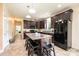Kitchen featuring granite countertops, stainless steel appliances, and a center island with bar seating at 3659 Vashti Rd, Taylorsville, NC 28681