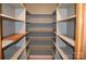 Walk-in pantry with lots of shelves for ample storage space at 3664 Gaston Day School Rd, Gastonia, NC 28056