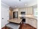 Modern kitchen features stainless steel appliances, granite countertops, and a center island with seating at 3905 Brittany Ct, Indian Trail, NC 28079