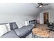 Upstairs living room with vaulted ceiling and comfortable sectional sofa at 3905 Brittany Ct, Indian Trail, NC 28079