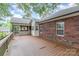 Large backyard deck offering great views of the property at 43 Paddington Sw Dr, Concord, NC 28025