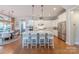 Modern kitchen boasting a large island, stainless steel appliances, and ample counter space at 5256 Meadowcroft Way, Fort Mill, SC 29708