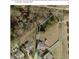 Aerial view of property lines and surrounding neighborhood at 6873 Lakecrest Ct, Denver, NC 28037