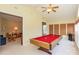 Game room with a pool table and views of the backyard at 6873 Lakecrest Ct, Denver, NC 28037