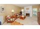 Cozy living room with a fireplace and classic wood furniture at 6873 Lakecrest Ct, Denver, NC 28037