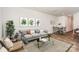Bright living room with stylish furnishings and decor at 7109 N Mills Rd, Charlotte, NC 28216