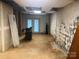 Unfinished basement with potential access to the exterior, offering customization possibilities at 9314 Seymour Ln, Davidson, NC 28036