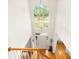 Bright foyer with hardwood floors, a large arched window, and a statement chandelier at 9514 Hayenridge Ct, Huntersville, NC 28078
