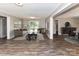 Stylishly decorated living room with hardwood floors, comfortable seating, and elegant decor at 1117 Hidden Brook Ln, Clover, SC 29710