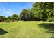 Large backyard offers a storage building at 1145 Craigbrow Cir, Chester, SC 29706